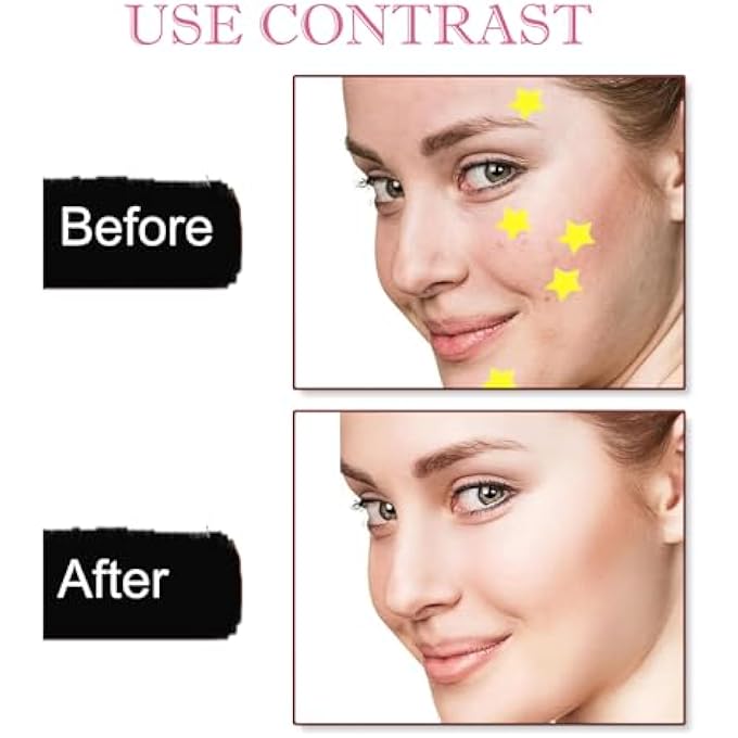 STRBOXONG STAR PIMPLE PATCHES FOR FACE, DOTS FOR SPOTS, STAR SPOT PATCHES WITH HYDROCOLLOID DESIGN  64PCS PINK AND YELLOW, MIRROR CASE, FOR TEENS TRAVEL EMERGENCY USE - Image 4